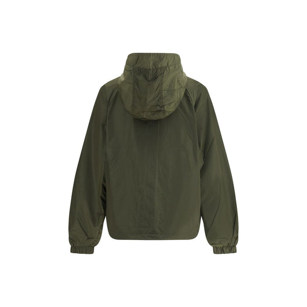 Ganni Rain Coats - Bicolor Nylon Shell Jacket