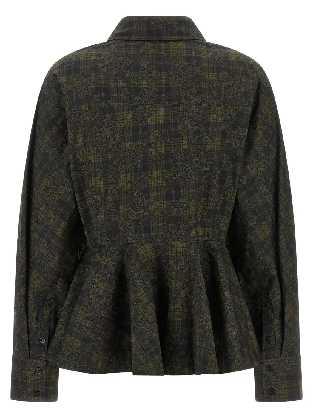 Ganni Bicolor Organic Cotton Blouse