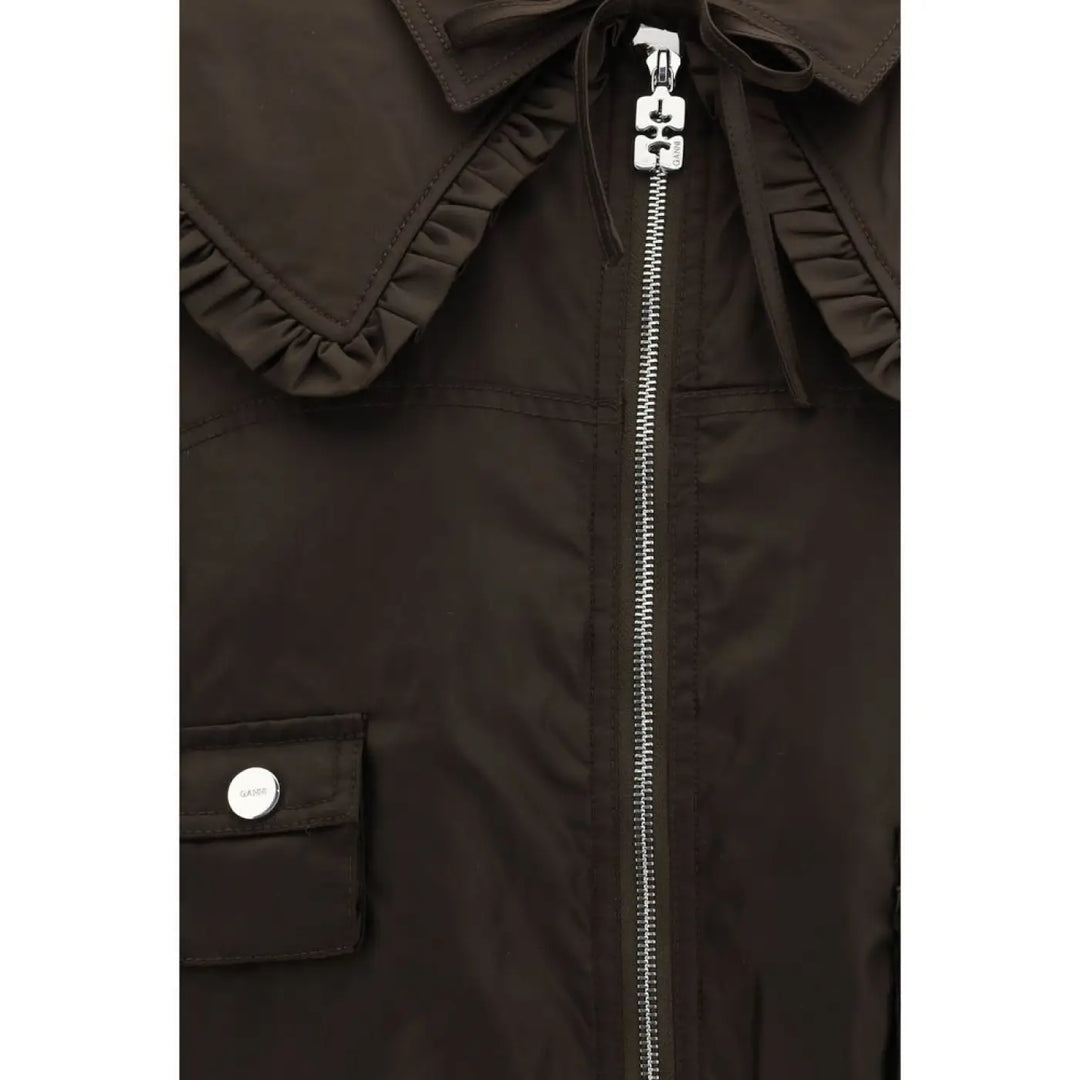 Ganni Bicolor Polyamide Bomber
