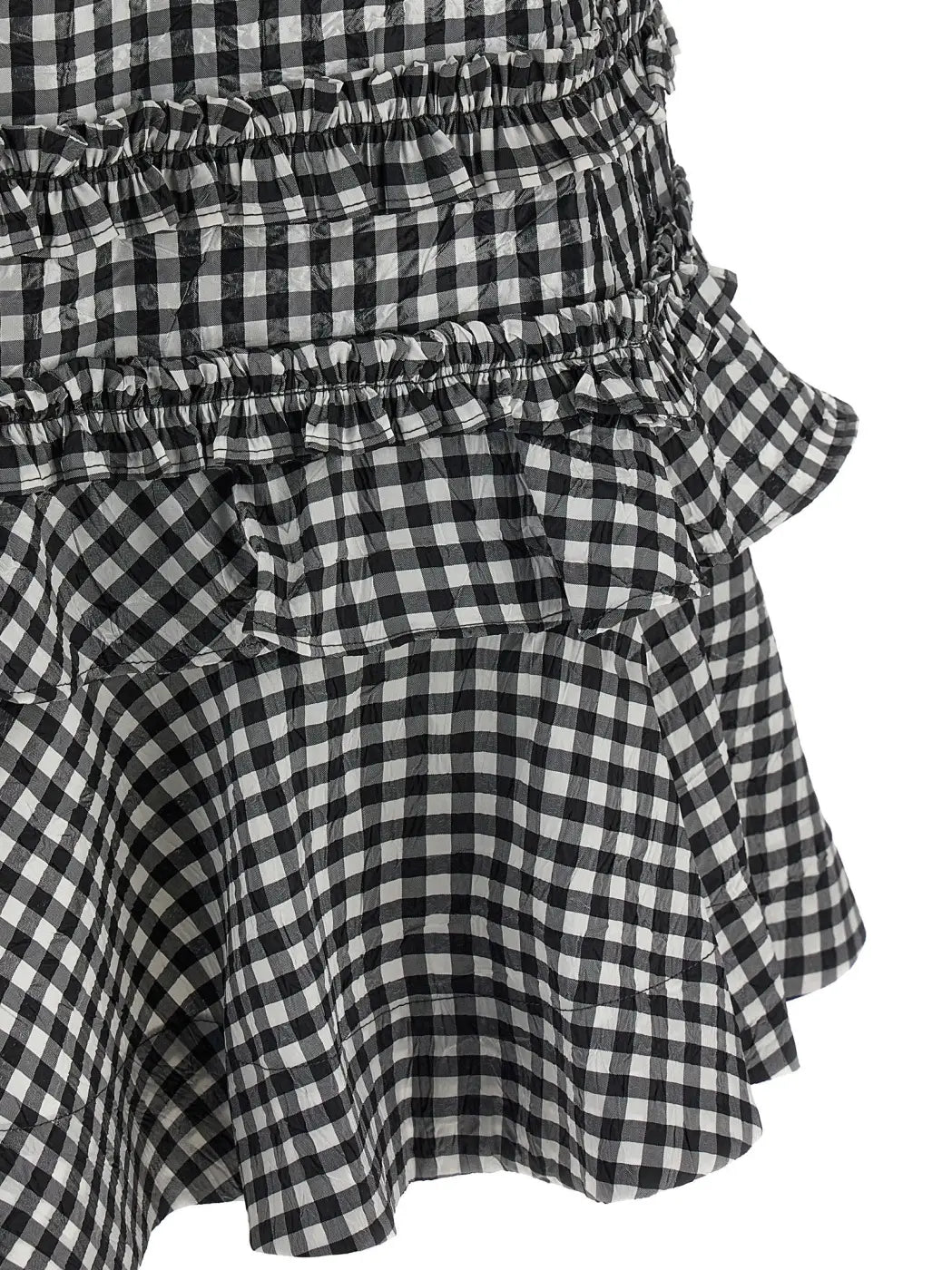 Ganni Bicolor Polyester Short Dress
