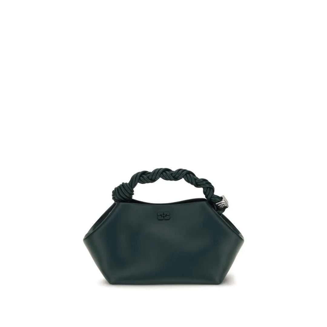 Ganni Bicolor Recycled Leather Handbag
