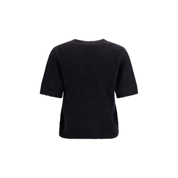 Ganni - Black Alpaca Vicugna Pacos T-Shirt
