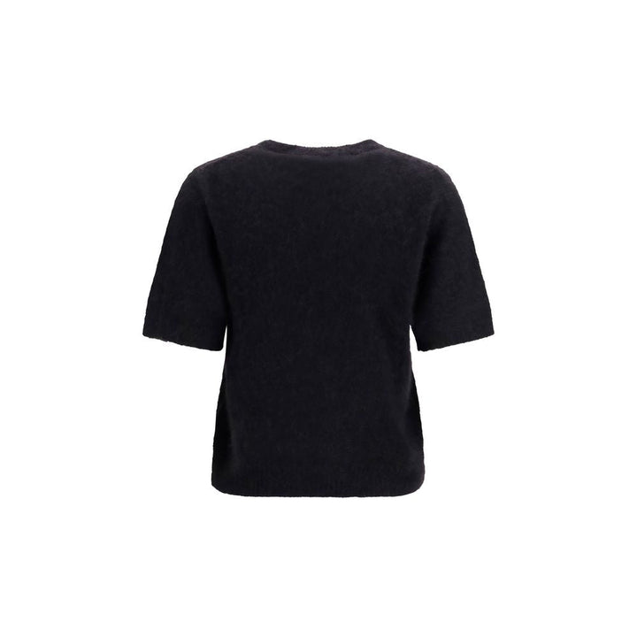 Ganni - Black Alpaca Vicugna Pacos T-Shirt