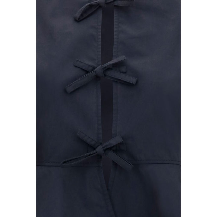 Ganni Blouses - Women’s Black Cotton Blouse