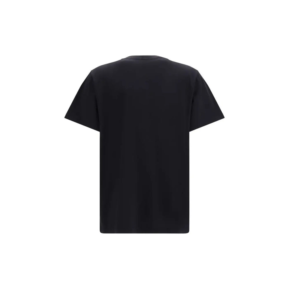 Ganni Black Cotton T-shirt