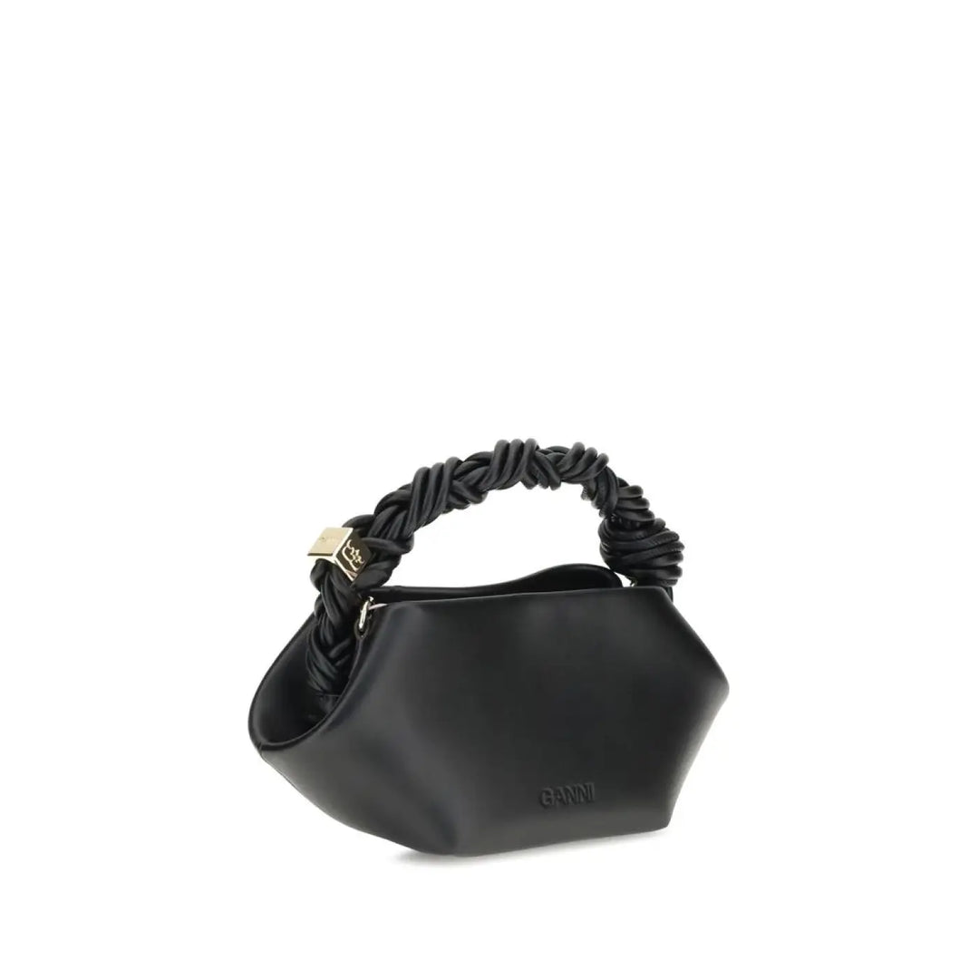 Ganni Black Leather Shoulder Bag
