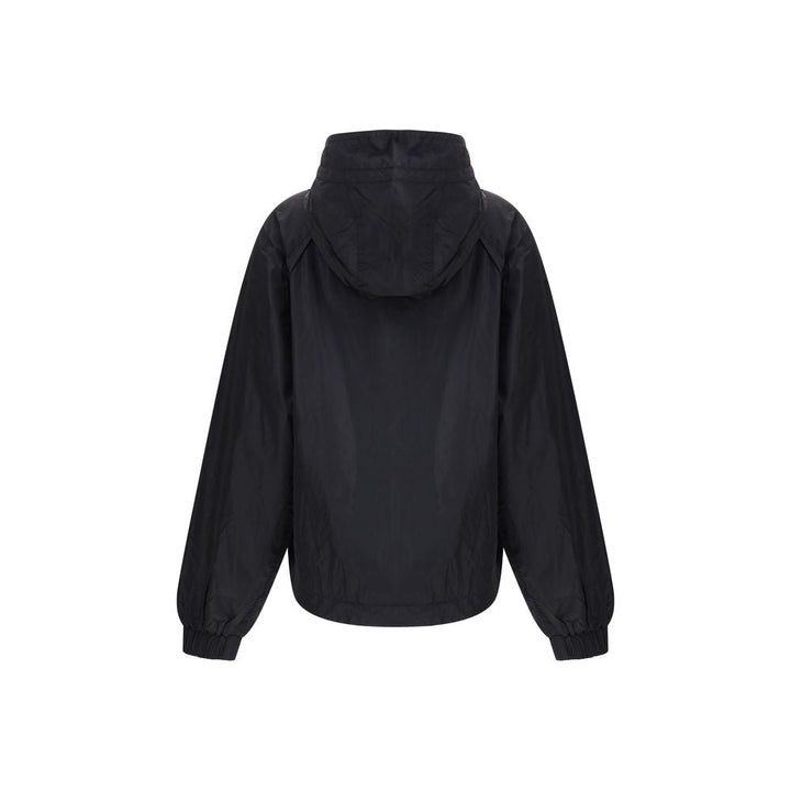 Ganni Coats &amp; Jackets - Black Nylon Shell Jacket