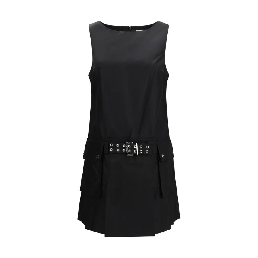 Ganni Black Recycled Polyamide Casual Dress