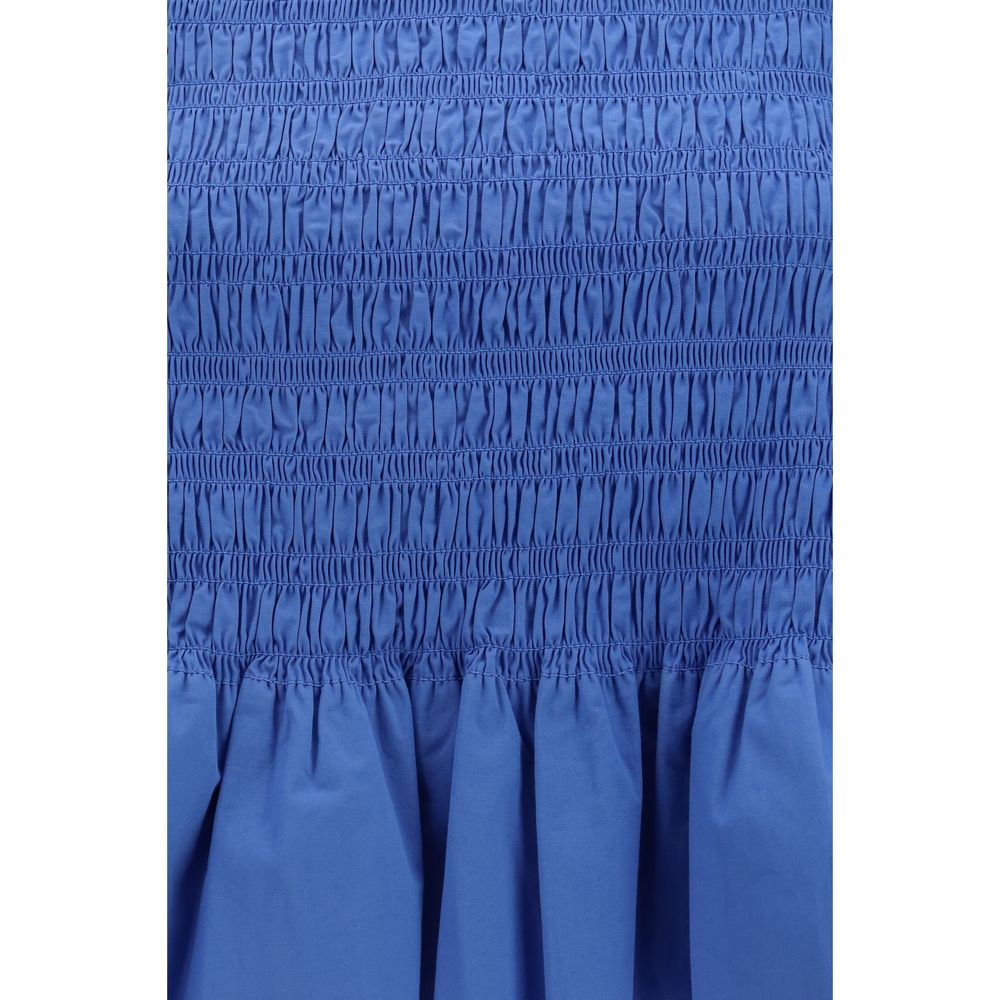 Ganni Blouses - Women’s Blue Cotton Blouse
