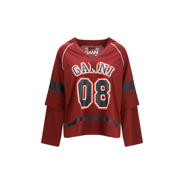 Ganni - Bordeaux Polyester Sportswear