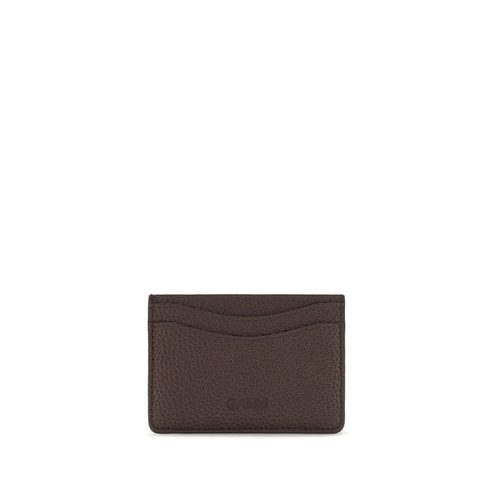 Ganni Brown Recycled Polyester Wallet