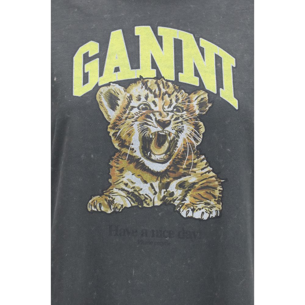 Ganni - Gray Cotton Sportswear