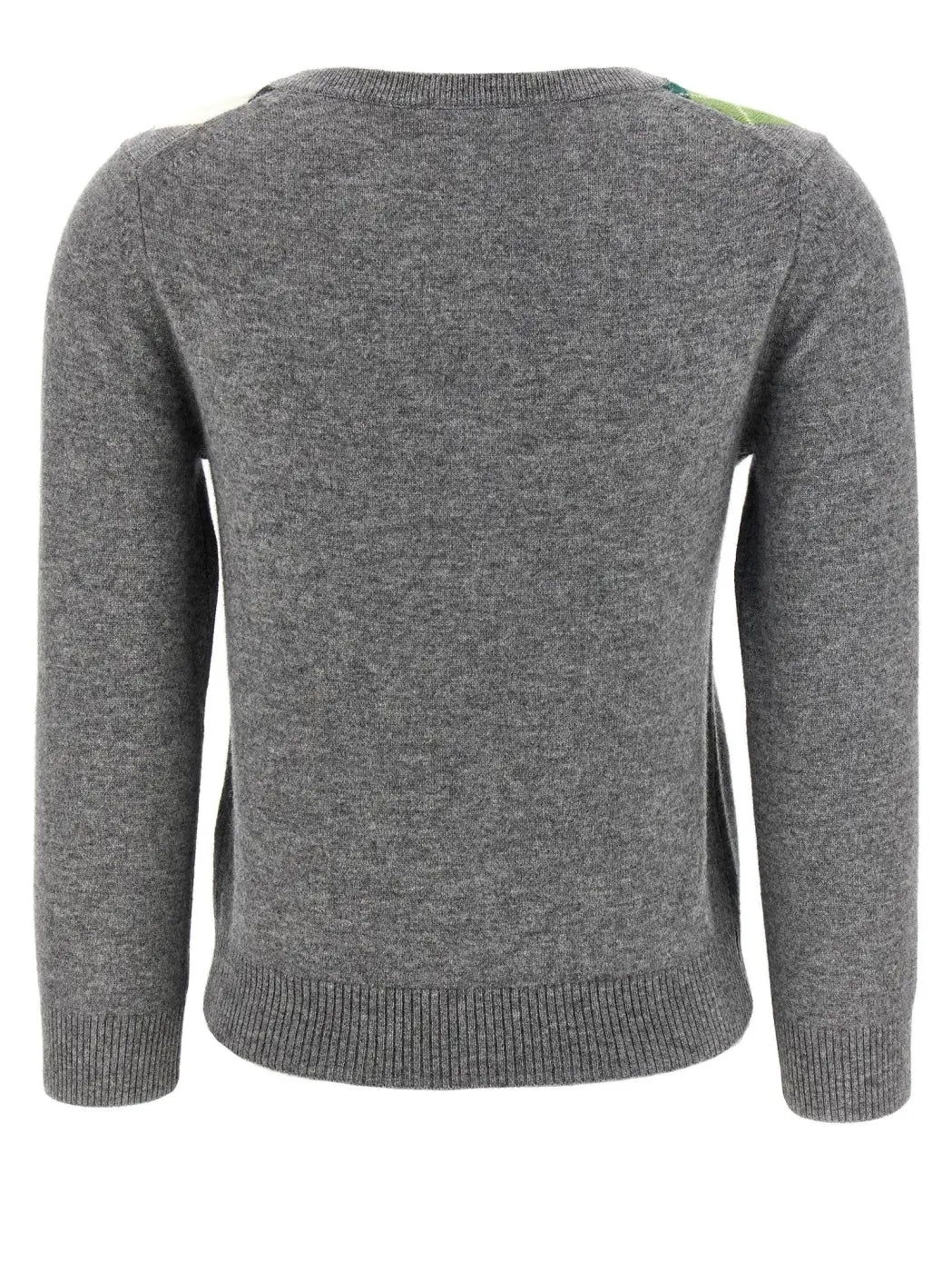 Ganni Gray Merino Wool Cardigan