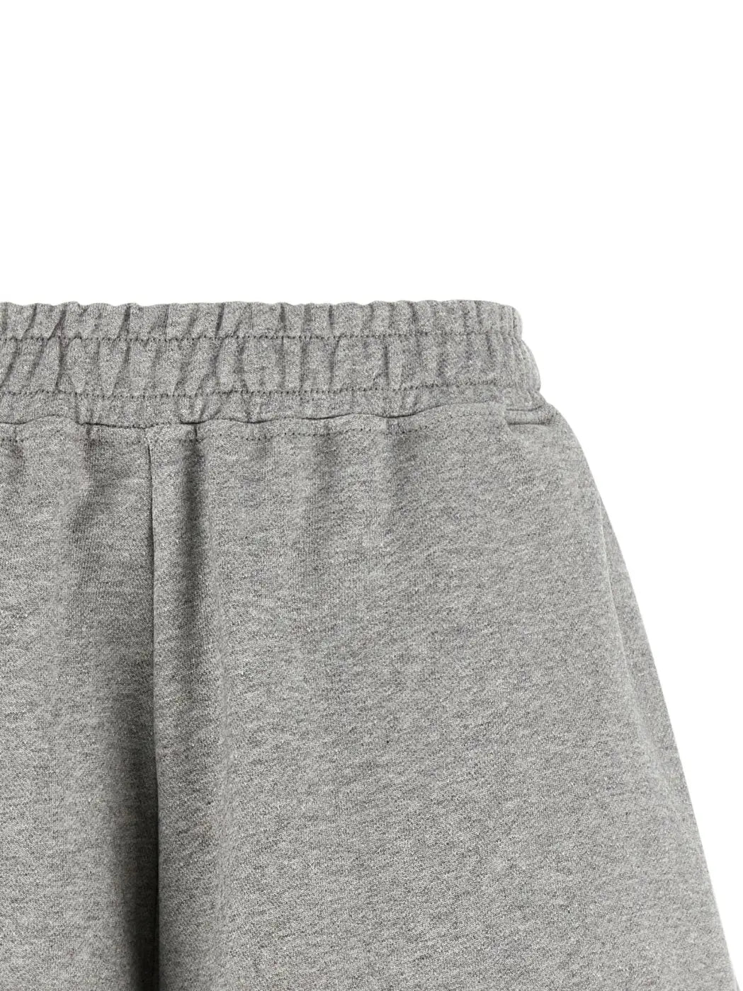 Ganni Gray Organic Cotton Bermuda Shorts