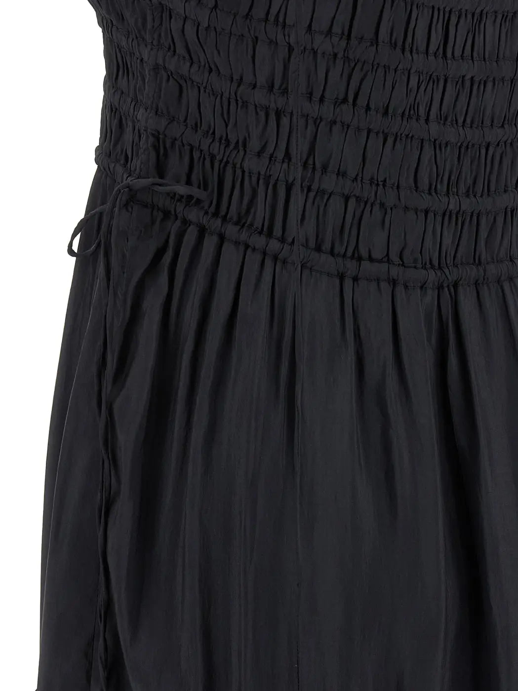 Ganni Gray Viscose Long Dress