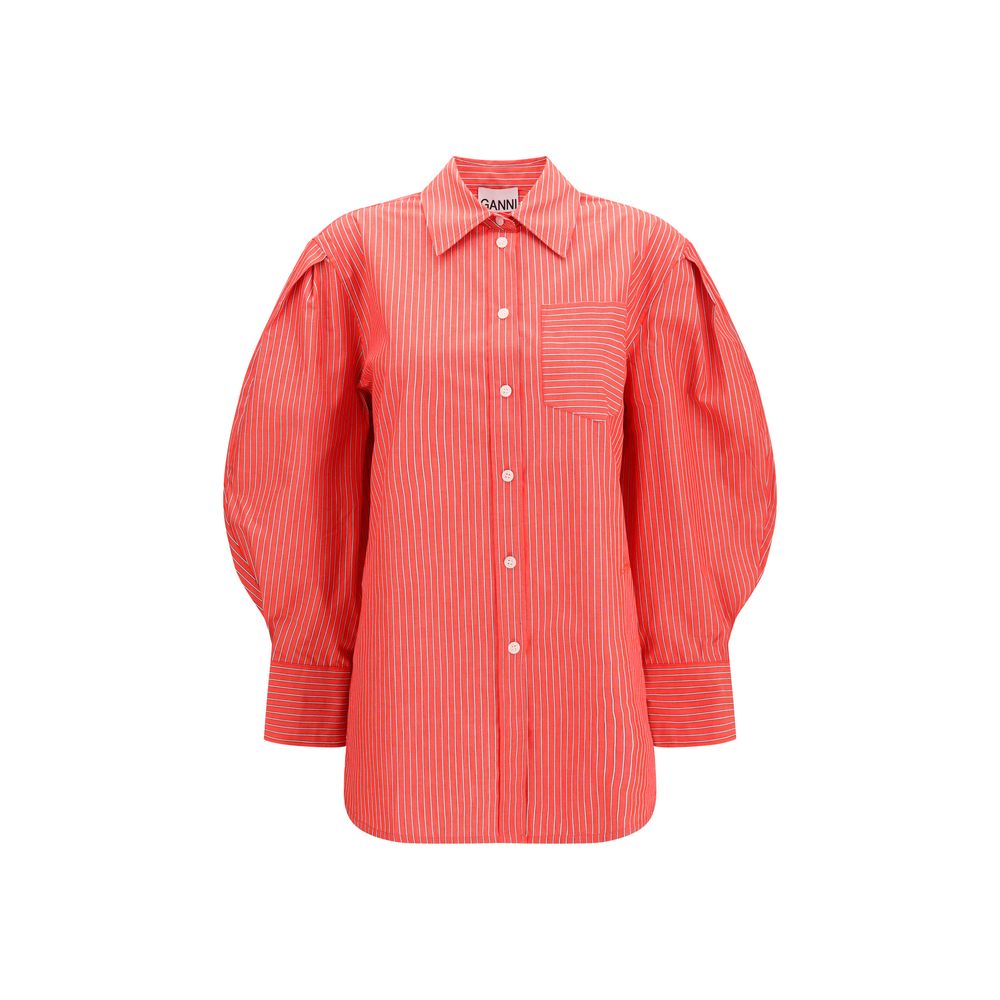 Ganni Blouses - Women’s Multicolor Cotton Blouse