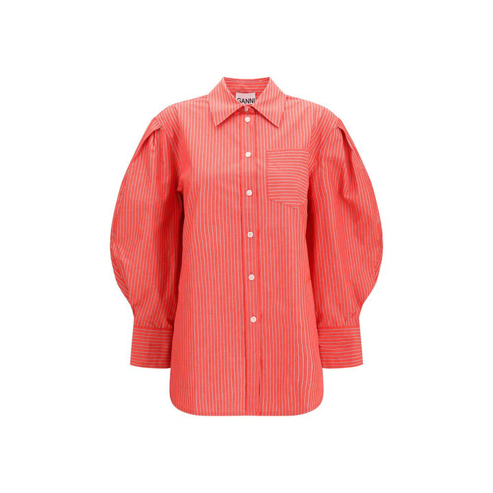 Ganni Blouses - Women’s Multicolor Cotton Blouse