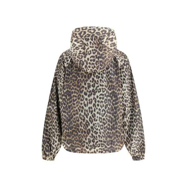 Ganni Rain Coats - Multicolor Nylon Coat