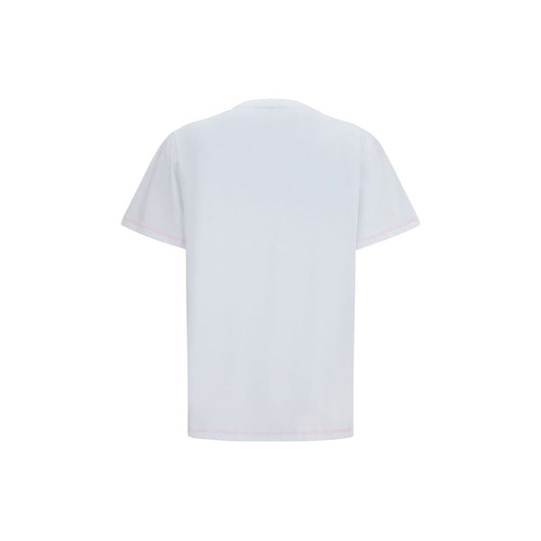 Ganni - White Cotton T-Shirt