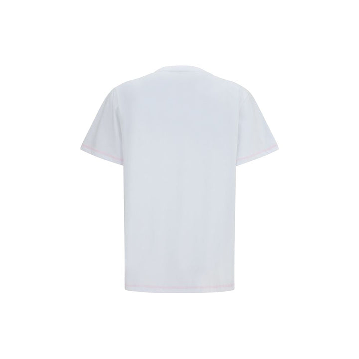 Ganni - White Cotton T-Shirt