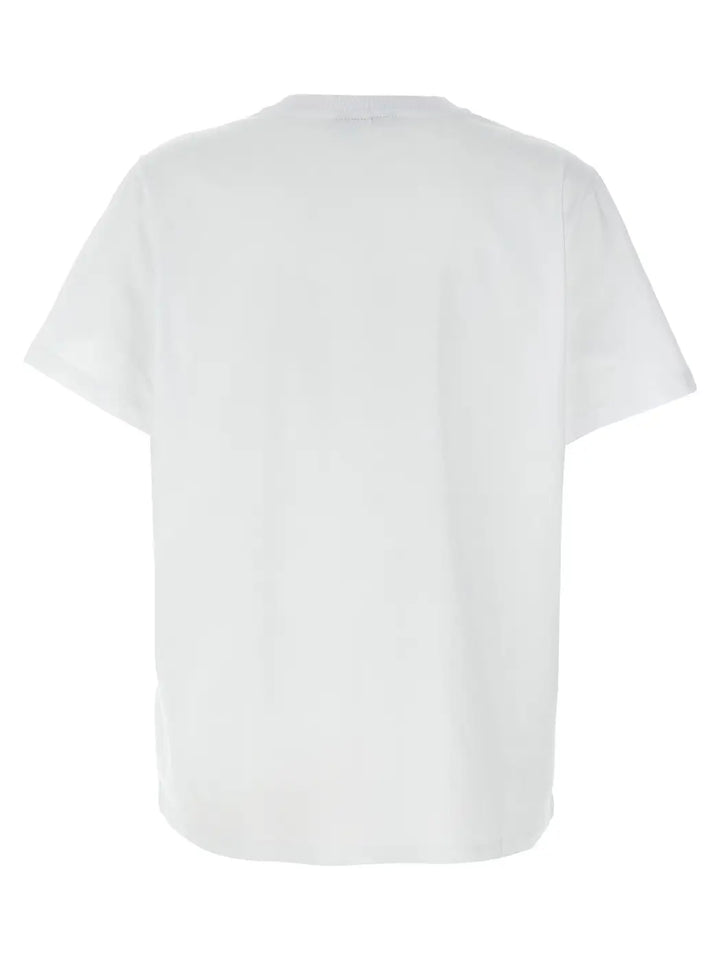 Ganni White Cotton T-shirt