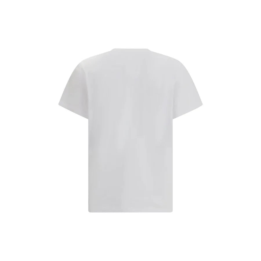 Ganni White Cotton T-Shirt