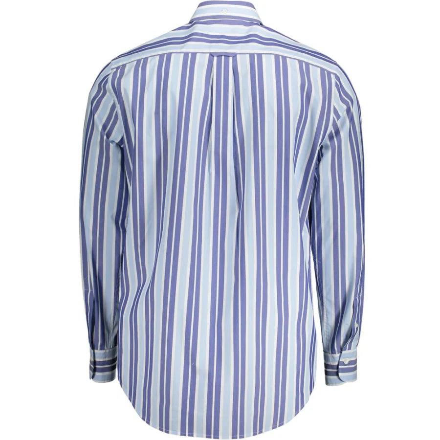 Gant Azzurro Cotton Men Shirt