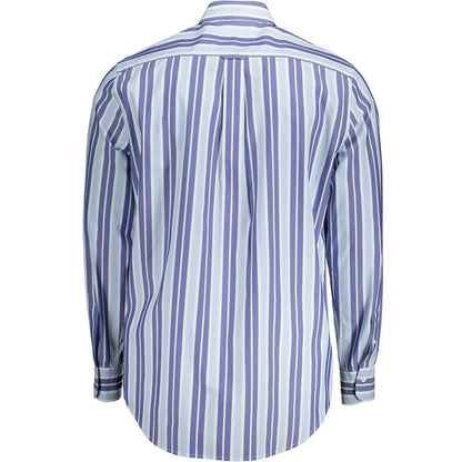Gant Azzurro Cotton Men Shirt