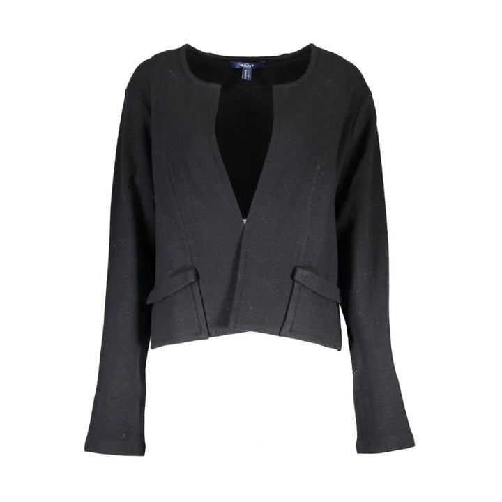 Gant Black Wool Women Cardigan