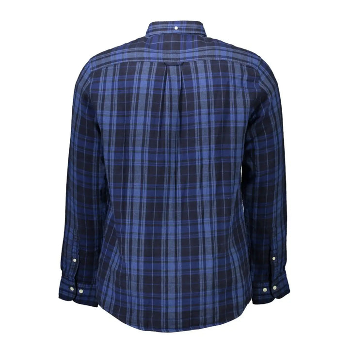 Gant Blu Cotton Men Shirt