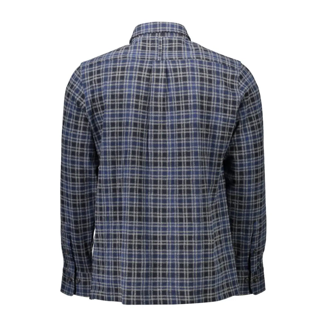 Gant Blu Cotton Mens Shirt