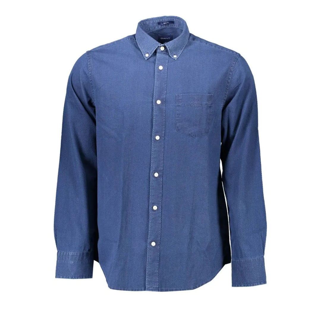Gant Blu Cotton Men’s Shirt