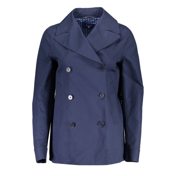 Gant Coats &amp; Jackets - Blu Cotton Women’s Jacket
