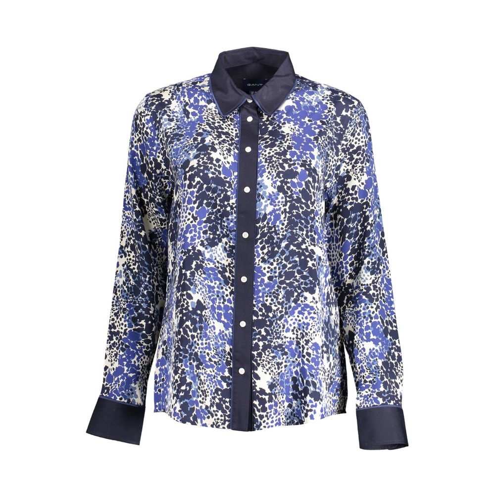 Gant Shirts - Blu Lyocell Women Shirt