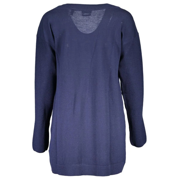 Gant Blu Wool Womens Cardigan