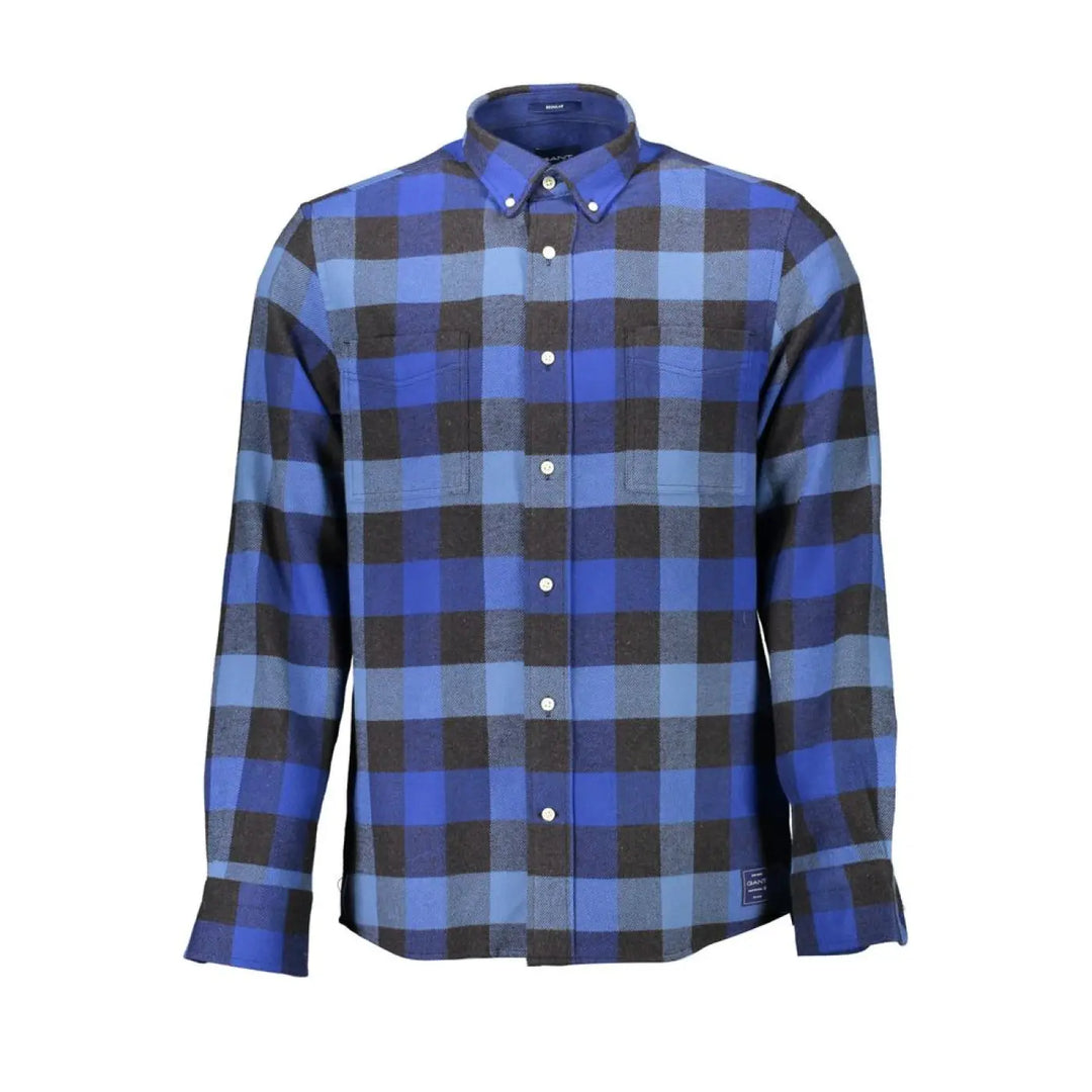 Gant Blue Cotton Men’s Shirt