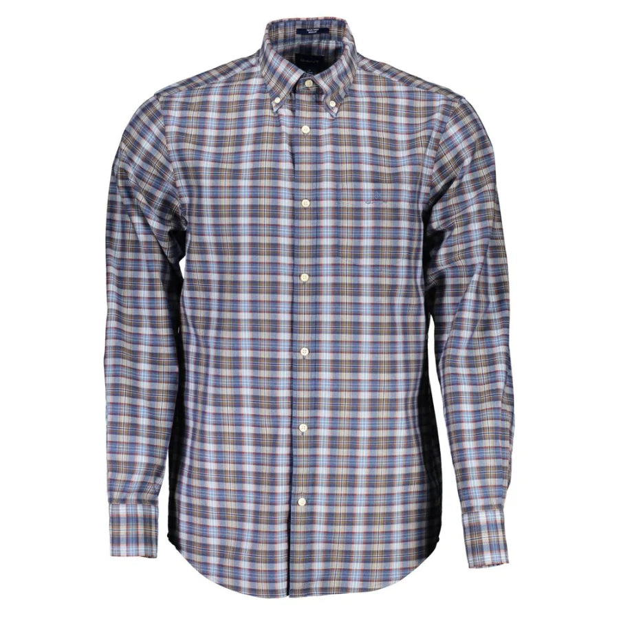 Gant Blue Cotton Men’s Shirt