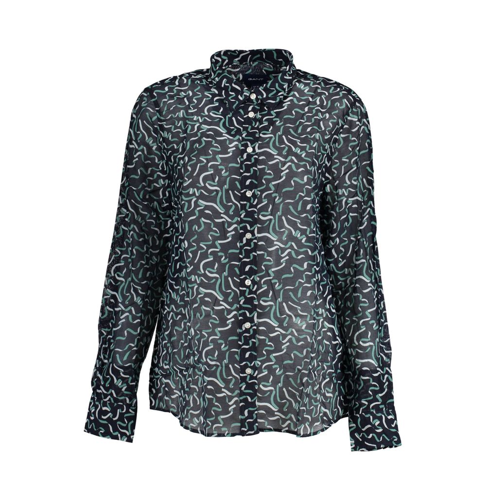 Gant Shirts - Blue Cotton Women Shirt