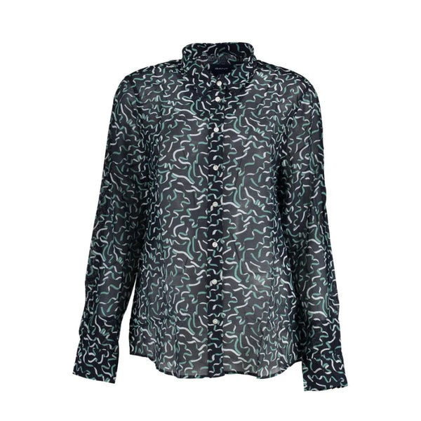 Gant Blue Cotton Women Shirt