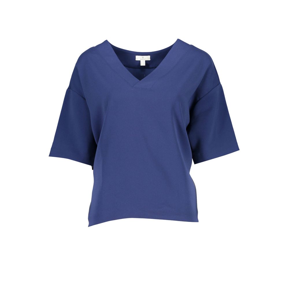 Gant - Blue Cotton Women T-Shirt