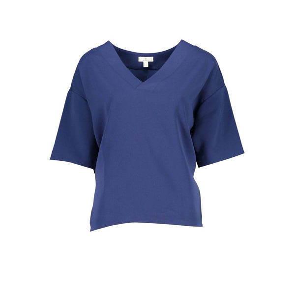 Gant - Blue Cotton Women T-Shirt
