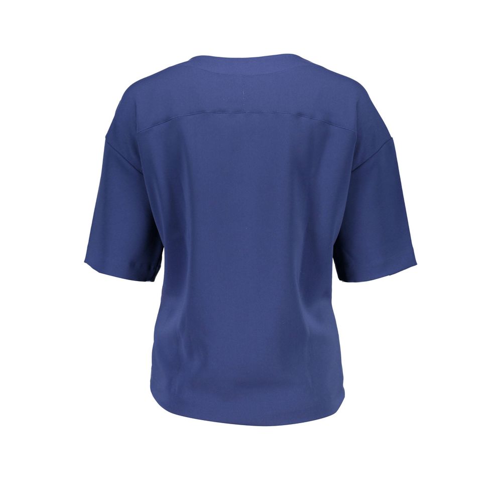 Gant - Blue Cotton Women T-Shirt