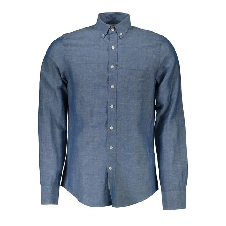 Gant Blue Linen Men’s Shirt