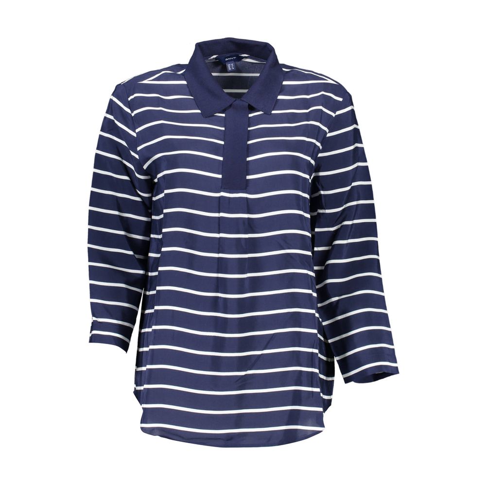 Gant - Blue Viscose Women Polo Shirt