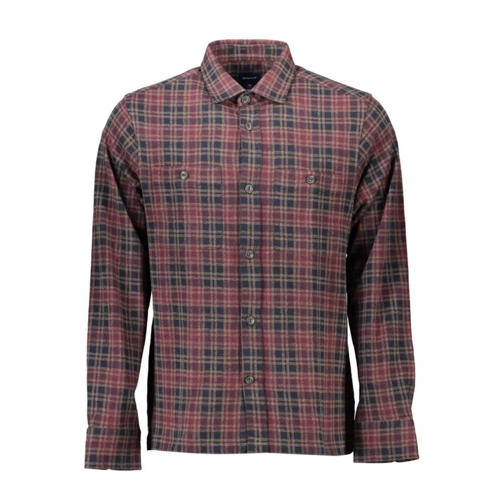 Gant Marrone Cotton Mens Shirt