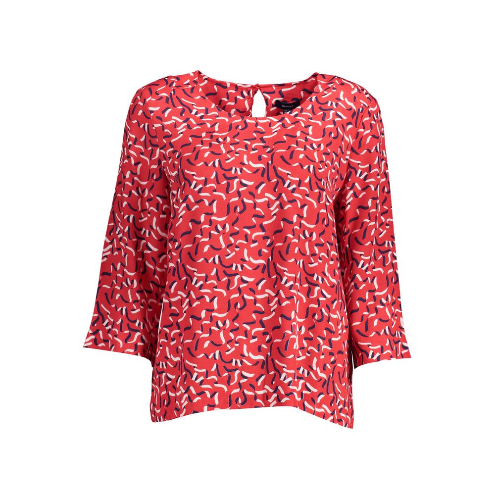 Gant Blouses - Red Viscose Women Sweater