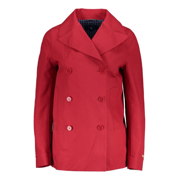 Gant Coats & Jackets - Rosso Cotton Women Jacket