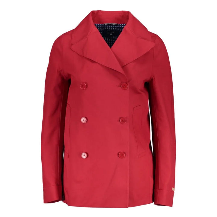 Gant Rosso Cotton Women Jacket