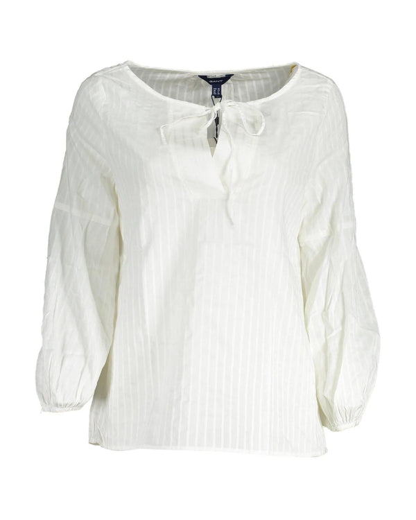 Gant Blouses - Women’s White Cotton Blouse