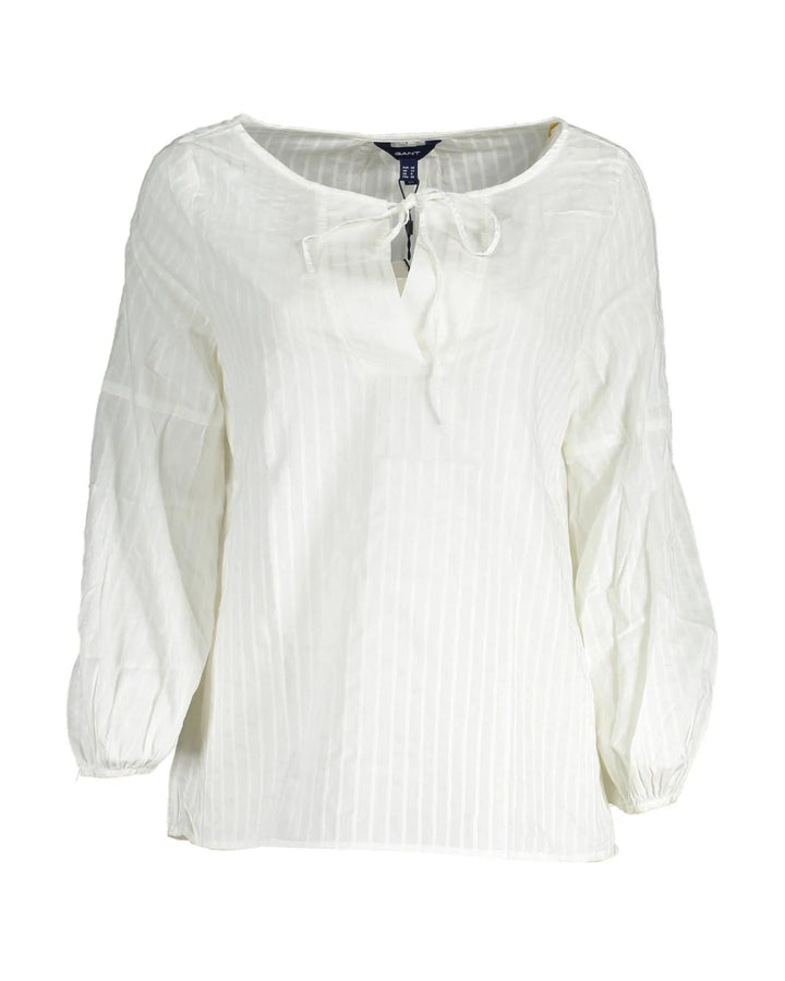 Gant Blouses - Women’s White Cotton Blouse